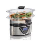 Hamilton Beach - 5-1/2-Quart Digital Steamer - Silver