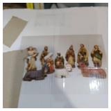 KURT ADLER 6" NATIVITY SET W/ 11 FIGURES