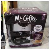 Mr. Coffee 2 Shot Pump Espresso & Cappuccino Maker, Black
