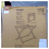 Winsome Wood Scarlett Luggage Rack, Espresso Finish