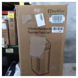 TOCHLESS 13 GALLON STAINLESS STEEL TOUCHLESS TRASH CAN
