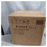Instant - Zest 20 Cup Rice and Grain Cooker - Stainless Steel/Silver