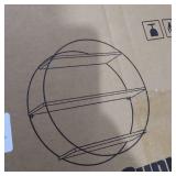 BOCZLUC CIRCKE FLOATING SHELF WALL MOUNT- RUSTIC BROWN