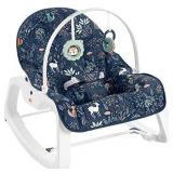 Fisher-Price Infant-to-Toddler Rocker â Moonlight Forest, Baby Rocking Chair with Toys for Soothing or Playtime from Infant to Toddler