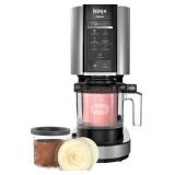 Ninja - CREAMi Ice Cream Maker with 7 One-Touch Programs - Cloud Silver