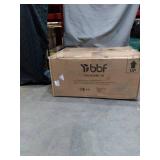 Bushï¿½ Business Furniture Arden Lane High-Back Tufted Office Chair, Antique White Leather, Standard Delivery