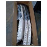 Roundhill Furniture Biony Fabric Nail Head Counter Height Stools, Tan, Set of 2