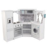 KidKraft Ultimate Corner Play Kitchen with Lights & Sounds - White