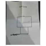 WHITE TABLE LAMP SET OF 1