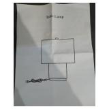 WHITE TABLE LAMP SET OF 1