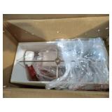 WHITE TABLE LAMP SET OF 1