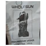 WHOLESUN 3000PSI ELECTRIC PRESSURE WASHER 2.4GPM