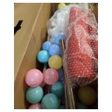 THE CHILDRENS FAVORITE CHILDS GAME FENCE COLOR RED INCLUDED WITH PLAY BALLS