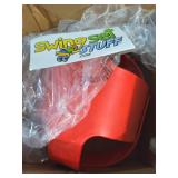 SWING SET STUFF HIGHBACK FULL BUCKET SEAT ONLY WITH SSS LOGO STICKER. RED
