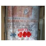 NULOOM AUGUST MACHINE WASHABLE TRIBAL RUG 8 X 10 LIGHT GREY