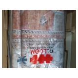 NULOOM AUGUST MACHINE WASHABLE TRIBAL RUG 8 X 10 LIGHT GREY