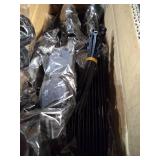 BLACK WIRED SHELVES WITH 24 PANELS