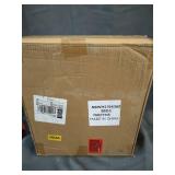 BLACK WIRED SHELVES WITH 24 PANELS