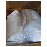 SLEEP INNOVATIONS ULTRA SOFT SUPPORT GEL MEMORY FOAM DUAL LAYER MATTRESS TOPPER 4 INCHES QUEEN