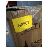 GOLD LAMP WITH WHITE LAMP SHADE