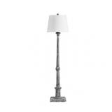 Signature Design by Ashley Zimba Antique Gray 62" Wood Floor Lamp