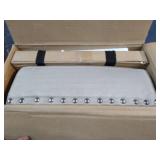 NATHAN JAMES HYLIE COUNTER HEIGHT UPHOKSTERED STOOL LIGHT TAN COLOR