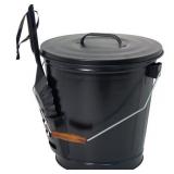 Panacea Black Matte Metal Ash Container and Shovel Set
