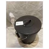 Panacea Black Matte Metal Ash Container and Shovel Set