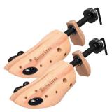 KevenAnna Pair of Premium Professional 2-way Wooden Shoe Trees, Wooden Shoe Stretcher for Men or Women (Large)