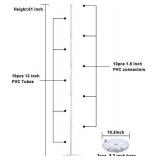 NICETOWN 100% Blackout Window Curtain Panels, Heat and Full Light Blocking Drapes with Black Liner for Nursery, 84 inches Drop Thermal Insulated Draperies (White, 2 Pieces, 52 inches Wide Each Panel)