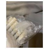 NICETOWN 100% Blackout Window Curtain Panels, Heat and Full Light Blocking Drapes with Black Liner for Nursery, 84 inches Drop Thermal Insulated Draperies (White, 2 Pieces, 52 inches Wide Each Panel)