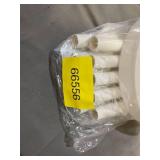 NICETOWN 100% Blackout Window Curtain Panels, Heat and Full Light Blocking Drapes with Black Liner for Nursery, 84 inches Drop Thermal Insulated Draperies (White, 2 Pieces, 52 inches Wide Each Panel)