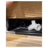 UDEAR Shoe Rack Portable Boots Storage Free Standing Shoe Organizer with non-woven Fabric Cover Grey