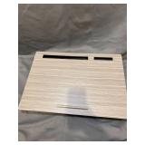 YueLake Gray Lap Desk with Handle, Fits Up to 17" Laptops, with Built-in Cushion