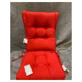 Red Outdoor Chair Cushion