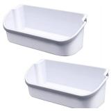 2 Packs 240356401 Durable refrigerator Door Shelf Replacement, Length 15.38", Compatible frigidaire and electrolux Side Bin, Top 2 shelves on refrigerator side, Replac 240356402,240356406, 240356409