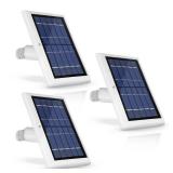 Wasserstein - Solar Panel for Arlo Ultra 2 and Arlo Pro 4 Surveillance Cameras (3-Pack) - White