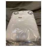 NICETOWN 100% Blackout Window Curtain Panels, Heat and Full Light Blocking Drapes with Black Liner for Nursery, 84 inches Drop Thermal Insulated Draperies (White, 2 Pieces, 52 inches Wide Each Panel)