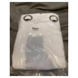 NICETOWN 100% Blackout Window Curtain Panels, Heat and Full Light Blocking Drapes with Black Liner for Nursery, 84 inches Drop Thermal Insulated Draperies (White, 2 Pieces, 52 inches Wide Each Panel)