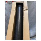 Basics High-Density Round Foam Roller, 36 Inches, Black