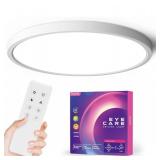 Taloya Smart WiFi Ceiling Light(15.8 Inch-28W), Compatible with Alexa,Google,Remote Controller, Dimmable by App, LED Flush Mount Ceiling Fixture for Bedroom Living Room