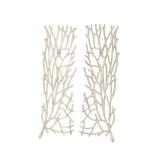 Studio 350 Aluminum Wall Decor Set of 2, 10 inches wide, 34 inches high Retail:$108.49