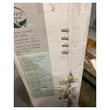 Zenna Home Tension Pole Shower Caddy, Satin Nickel