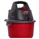 CRAFTSMAN CMXEVBE17250 2.5 gallon 1.75 Peak Hp Wet/Dry Vac, Portable Shop Vacuum with Attachments