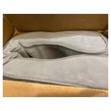 FurHaven Pet Dog Bed Orthopedic Microvelvet Luxe Lounger Pet Bed for Dogs & Cats, Gray, Large