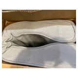 FurHaven Pet Dog Bed Orthopedic Microvelvet Luxe Lounger Pet Bed for Dogs & Cats, Gray, Large