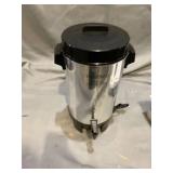 West Bend 58002 Highly Polished Aluminum Commercial Coffee Urn 42 Cup, Silver