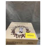 West Bend 58002 Highly Polished Aluminum Commercial Coffee Urn 42 Cup, Silver