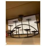 Southern Enterprises 10-Candle Candelabra, Black