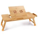 NEWVANTE MULTI- FUNCTIONAL BAMBOO TRAY SIZES 55Ã35 CM